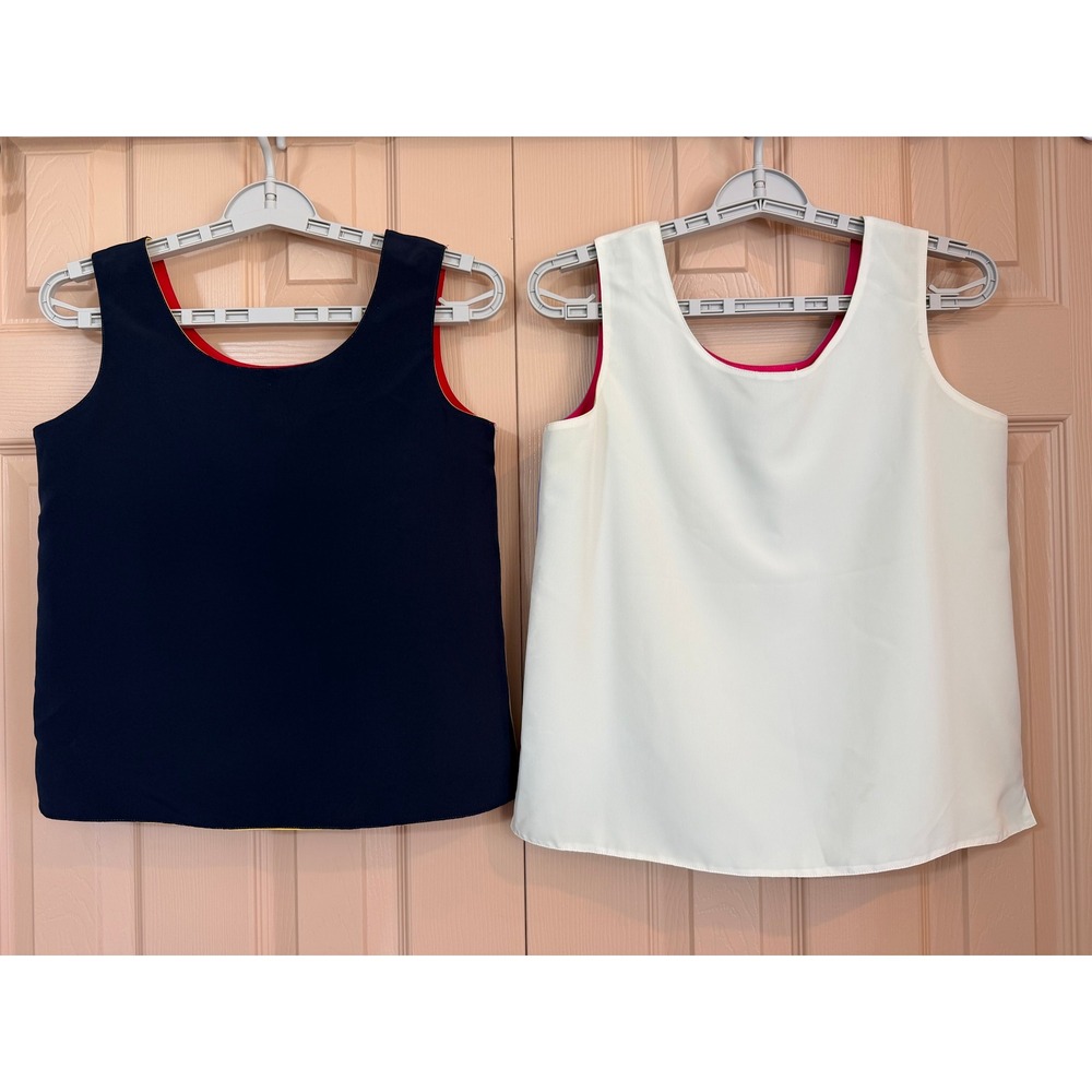 Reversible Multi Way Tank Tops 2 Shirts 8 Colors Medium Y2K Vintage 18 P2P